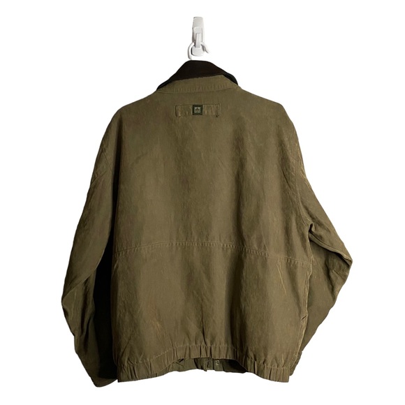 Rainforest Men's Khaki Green Full Zip Casual Jacket - Picture 15 of 15